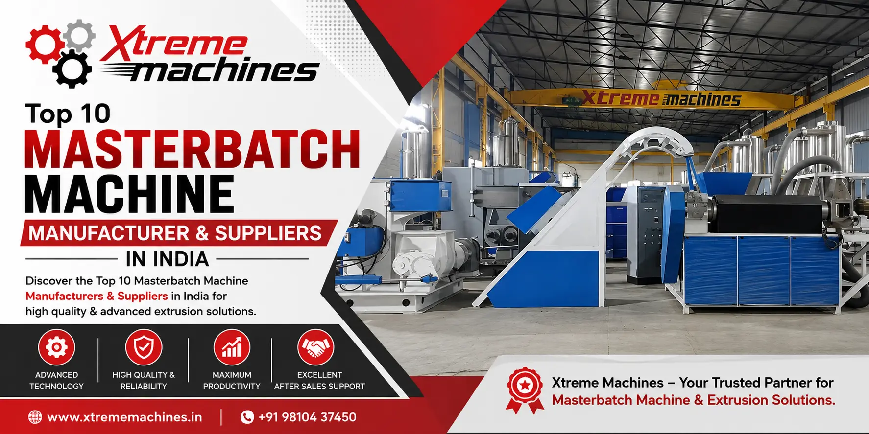 Top 10 Masterbatch Machine Manufacturer & Suppliers in India