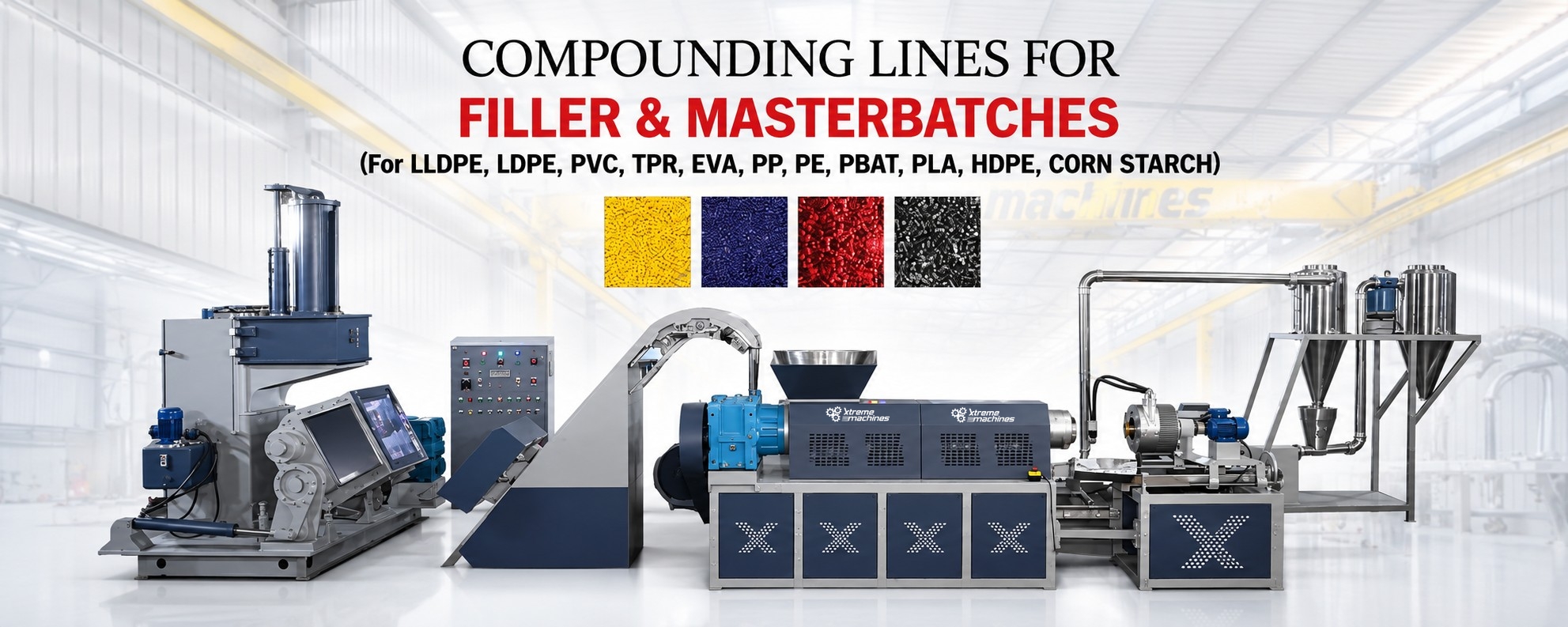 Masterbatch Compounding Line | Filler Machine Compounding Line