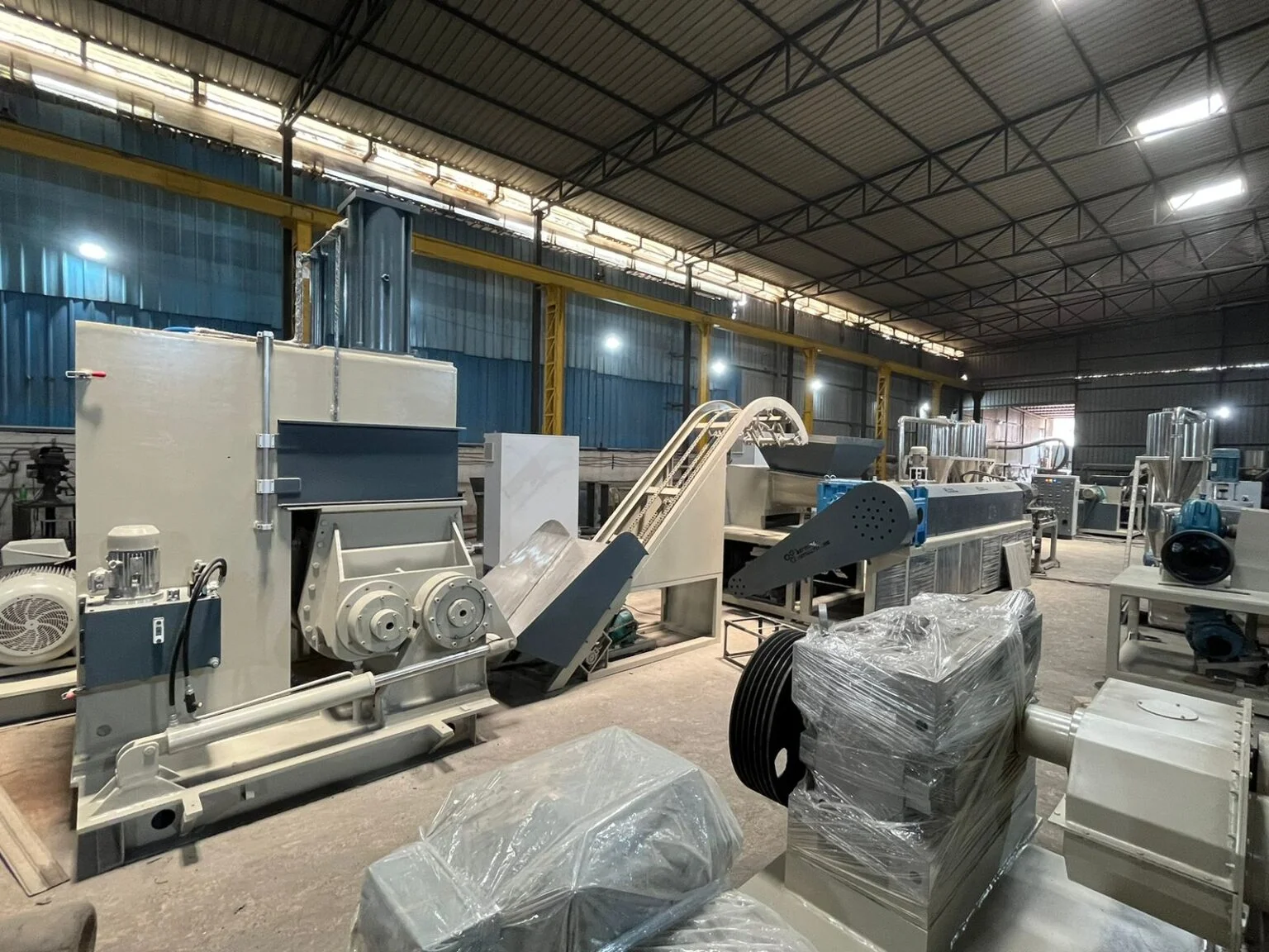 Plastic Machinery Storage Area